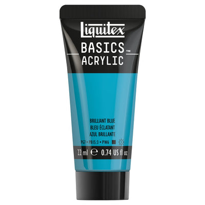 LQX BASICS ACRYLIC 22ML 570 BRILLIANT BLUE 887452030829