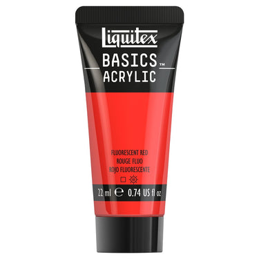 LQX BASICS ACRYLIC 22ML 983 FLUORESCENT RED 887452030898