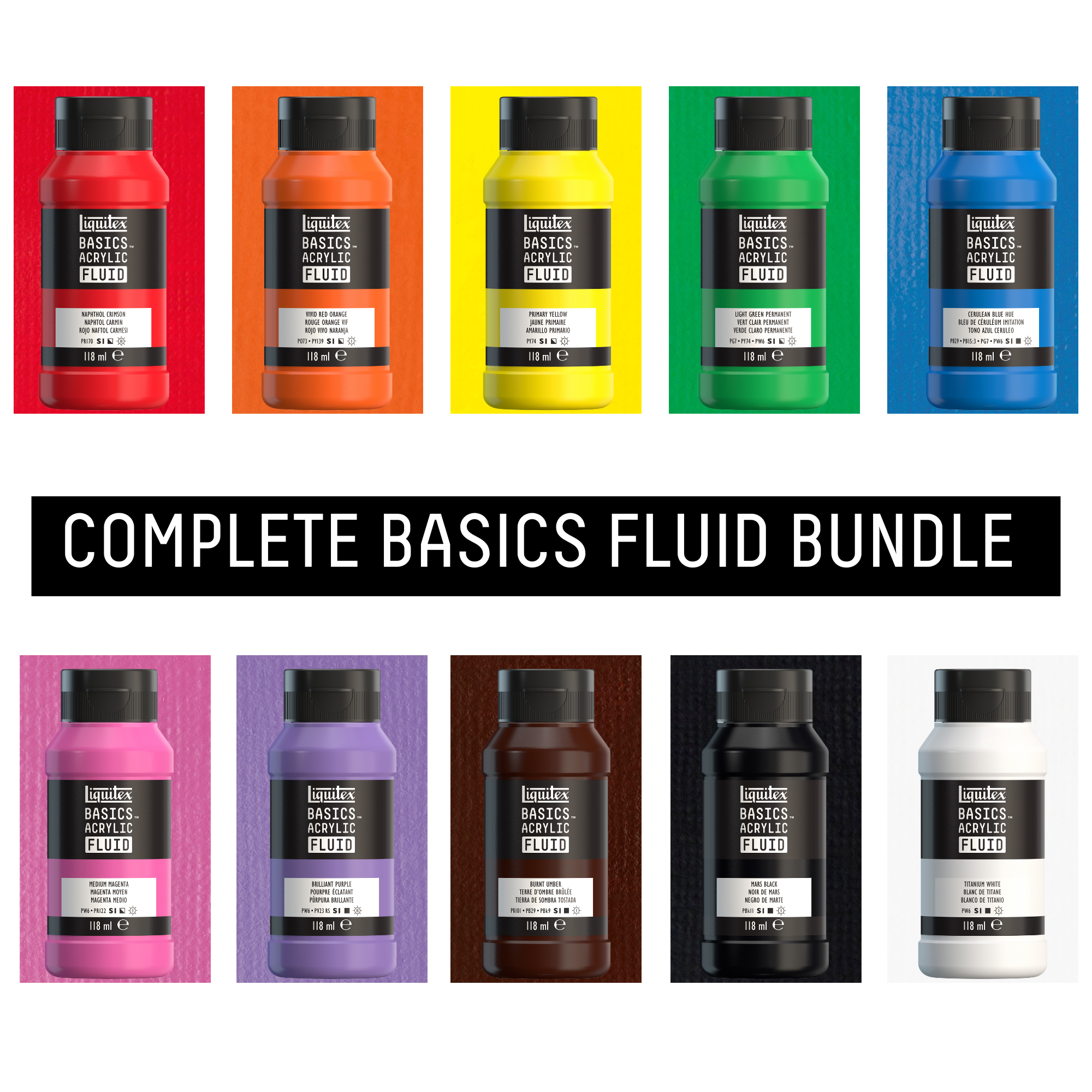 Complete Basics Fluid Bundle – Liquitex UK