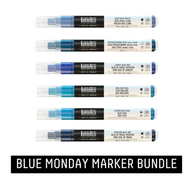 Blue Monday Marker Bundle