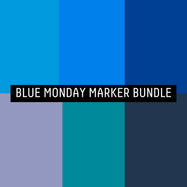 Blue Monday Marker Bundle