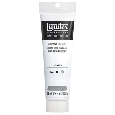 Professional Heavy Body Acrylic - Iridescent Rich Silver