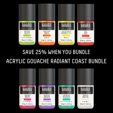 Acrylic Gouache Radiant Coast Bundle